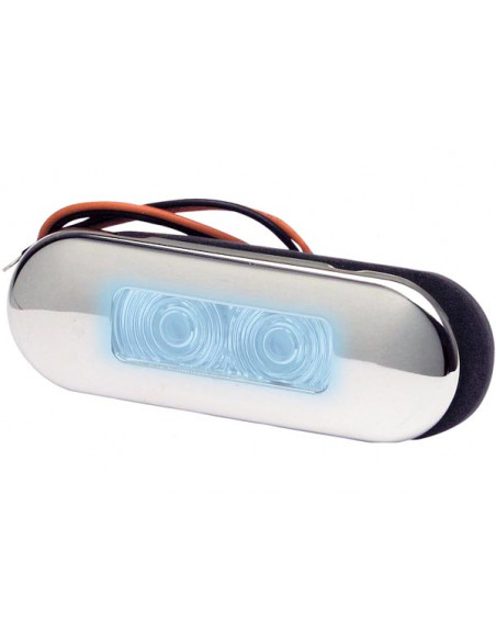 Luce Impermeabile LED Elliptic Flush Inox