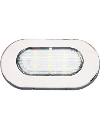 Luce Impermeabile LED Elliptic Top Inox