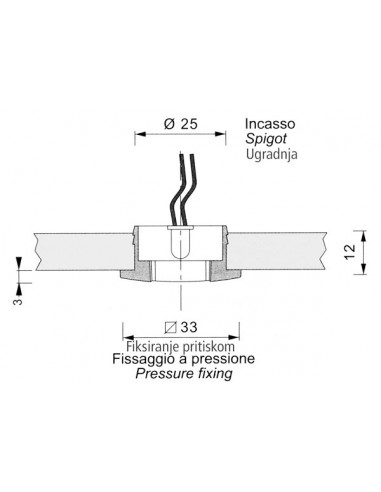 Luce di Cortesia Circinus-QB LED