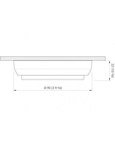 Plafoniera Tim C - IP40
