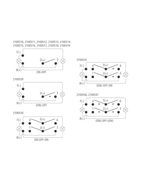 Interruttore Impermeabile IP68 Laser