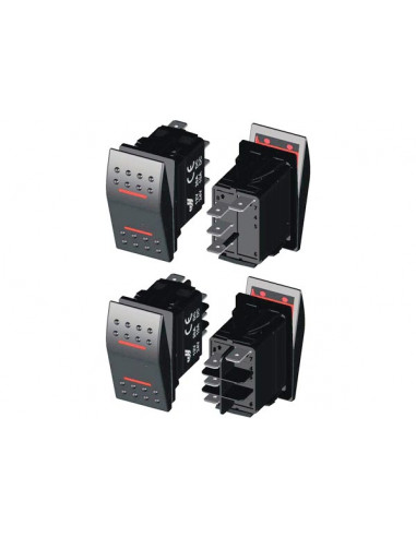 Interruttore Impermeabile IP68 Red LED