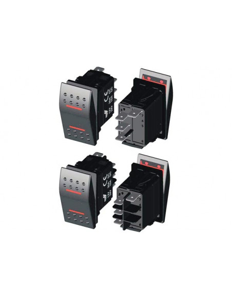 Interruttore Impermeabile IP68 Red LED