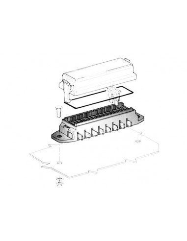 Scatola Porta Fusibili Lamellari Unival CL
