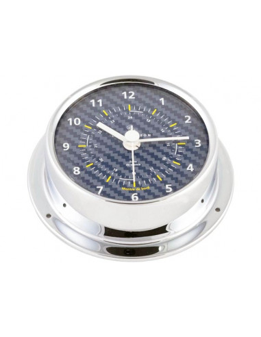 Strumenti Meteo Blue Carbon 70/88 Chrome