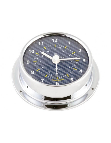 Strumenti Meteo Blue Carbon 70/88 Chrome
