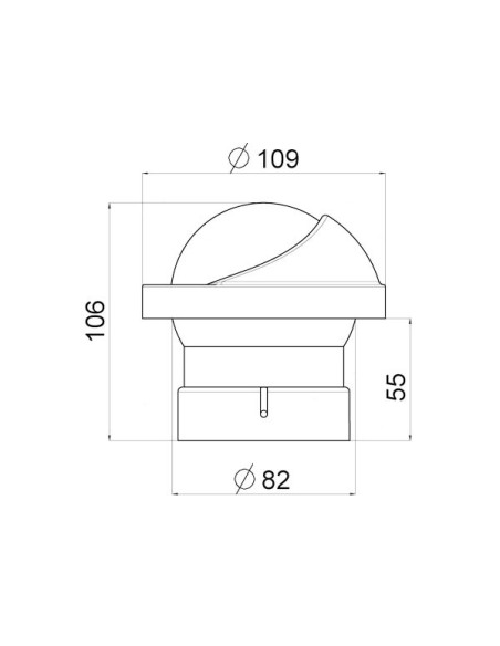 Bussola Riviera Artica BA1 Frontale