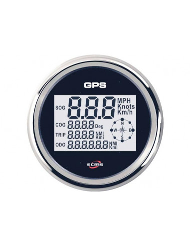 Contanodi GPS Ecms Black Chrome