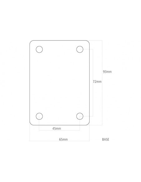 Base Regolabile in Acciaio Inox