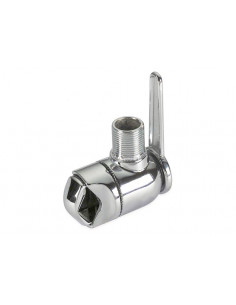 Base a Morsetto in Ottone Cromato