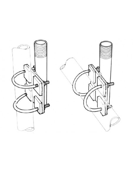 Base a Morsetto Inox Uni 2580 mm