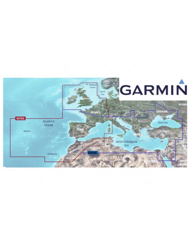 Cartografia Garmin BlueChart G3 Vision Large Area