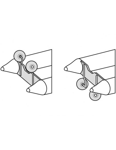 Ruote Alaggio di Poppa Standy