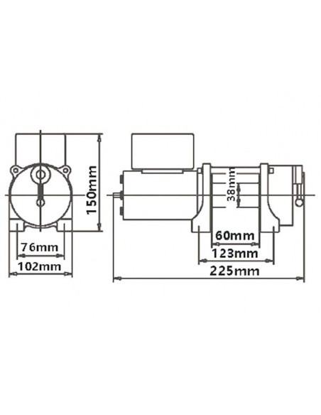 Verricello di Alaggio DW3000 Bada