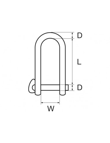 Grillo Lungo Key Pin Wichard