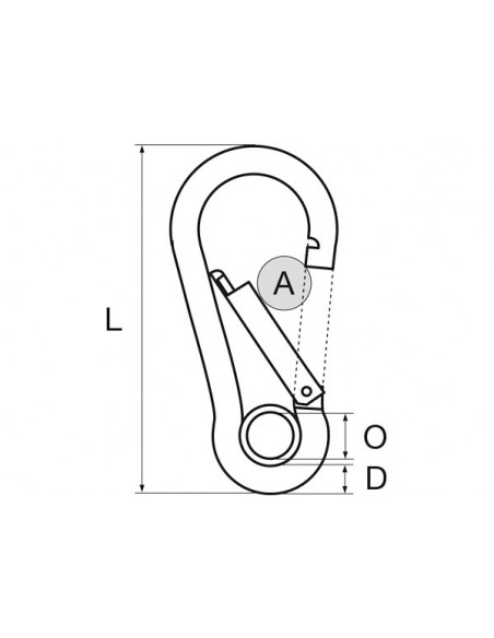 Moschettone Standard Eye