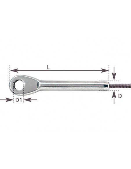 Terminali a Pressare Occhio