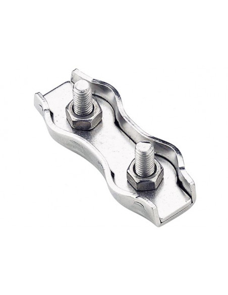 Morsetti Piatti Doppi in Acciaio Inox