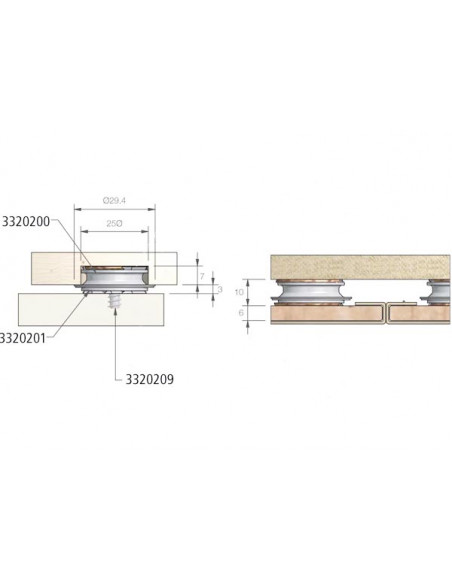 Fissaggio Pannelli Fastmount VL
