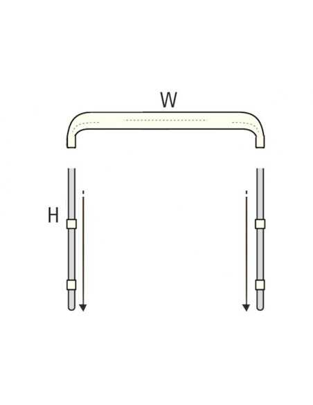 Capottine Tendalini 3 Archi BimInox Blue