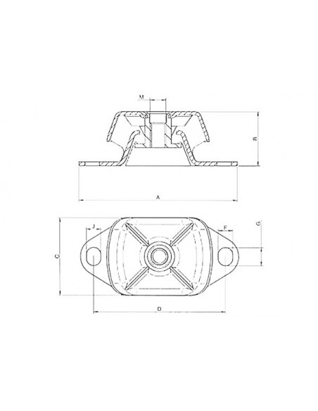 Supporti Antivibranti Vetus HY Supporti Antivibranti Vetus HY