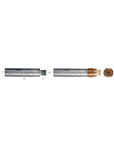 Barrotti Motore General Motors (19x85mm)