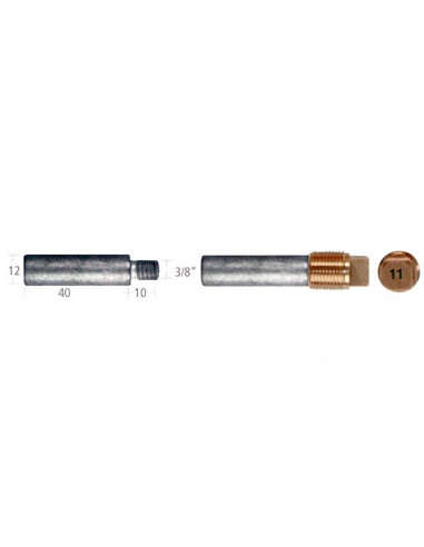 Barrotti Motore General Motors (12x40mm)