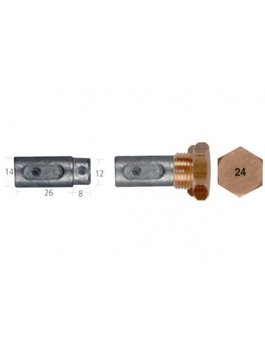 Barrotti Motore Aifo-Fiat (14x26mm)