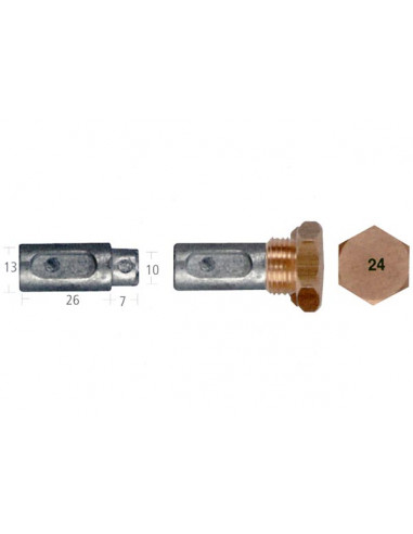 Barrotti Motore Aifo-Fiat (13x26+7mm)