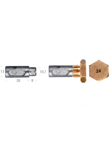 Barrotti Motore Aifo-Fiat (13x26+8mm)