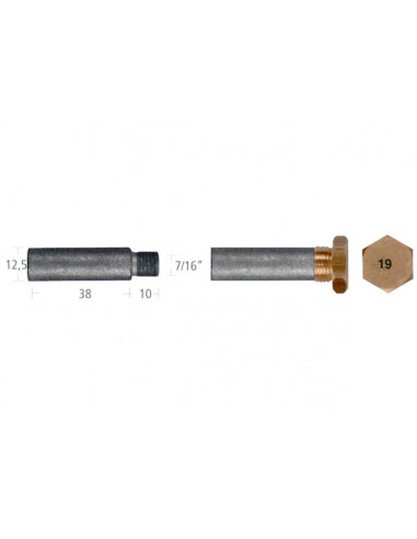 Barrotti Motore Caterpillar (12,5x38mm)