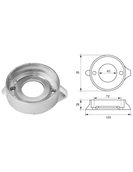 Collare Volvo Sail Drive 120