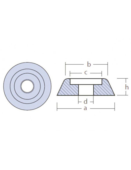Ogiva Lewmar 140/185