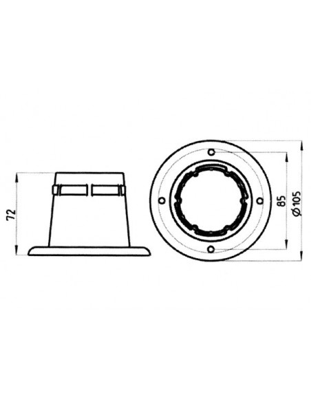 Cuffia Passa Paratia Clamp
