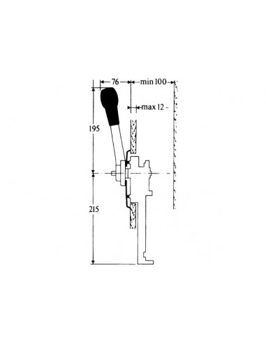 Comando Monoleva Teleflex 700SS