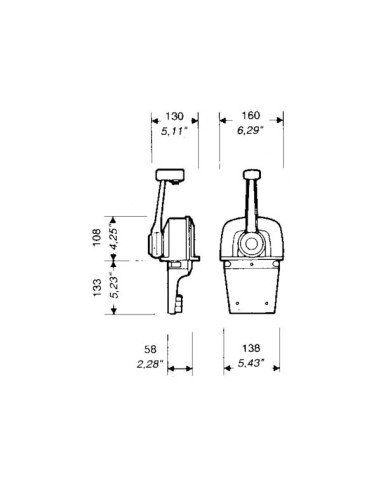 Comando Monoleva Top Mount
