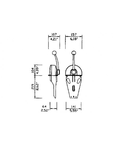 Comando Top Mount B103/B104