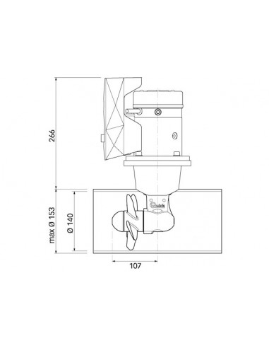 Bow Propeller Quick BTQ140