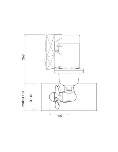 Bow Propeller Quick BTQ140
