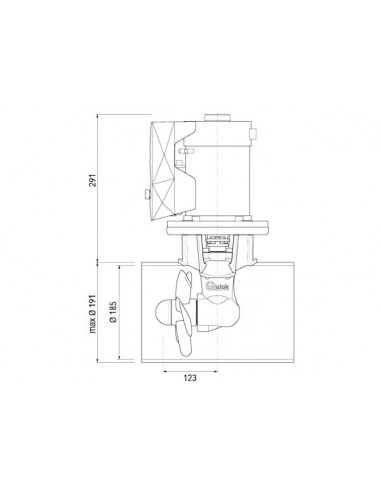 Bow Propeller Quick BTQ185