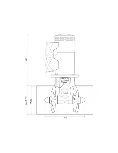 Bow Propeller Quick BTQ185 Double