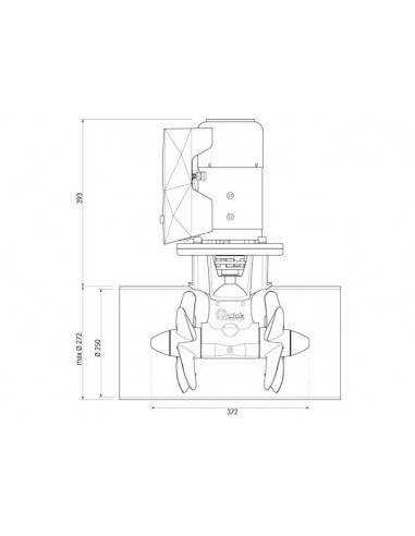 Bow Propeller Quick BTQ185 Double