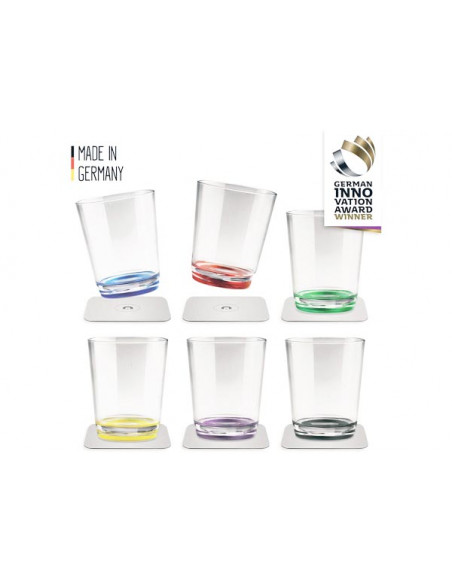 Set 6 Bicchieri Magnetici Multicolour