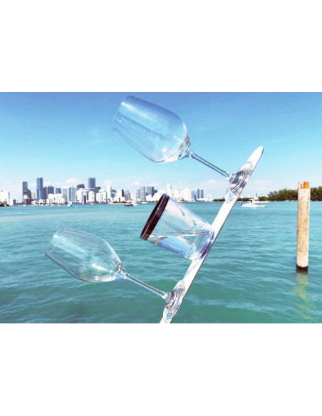 Set 2 Calici Magnetici da Vino