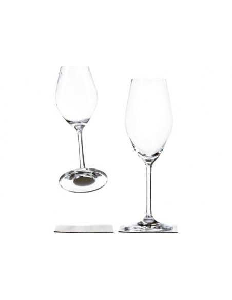 Set 2 Calici Magnetici da Champagne