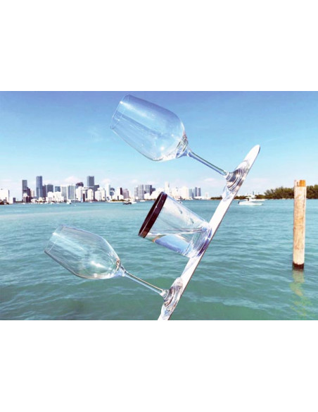 Set 2 Calici Magnetici da Champagne