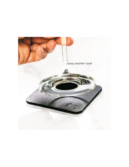 Set 2 Sottobicchieri Metallici per Bicchieri Magnetici