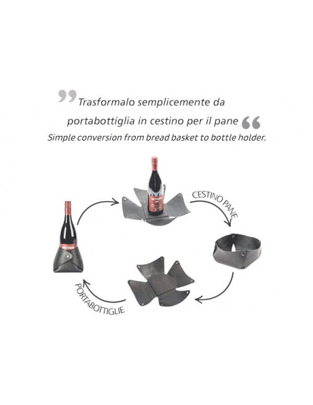 2in1 Portabibite e Cestino Pane Magnetico