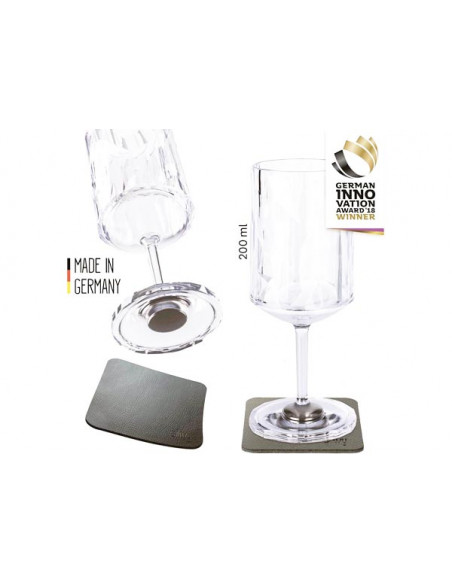 Set 2 Calici Magnetici da Vino