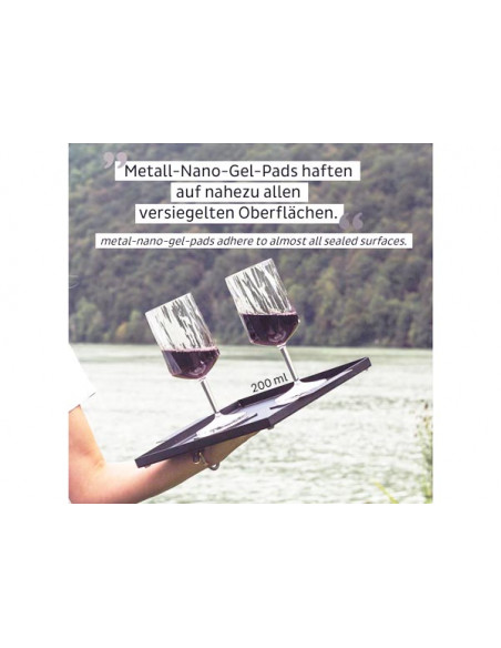 Set 2 Calici Magnetici da Vino